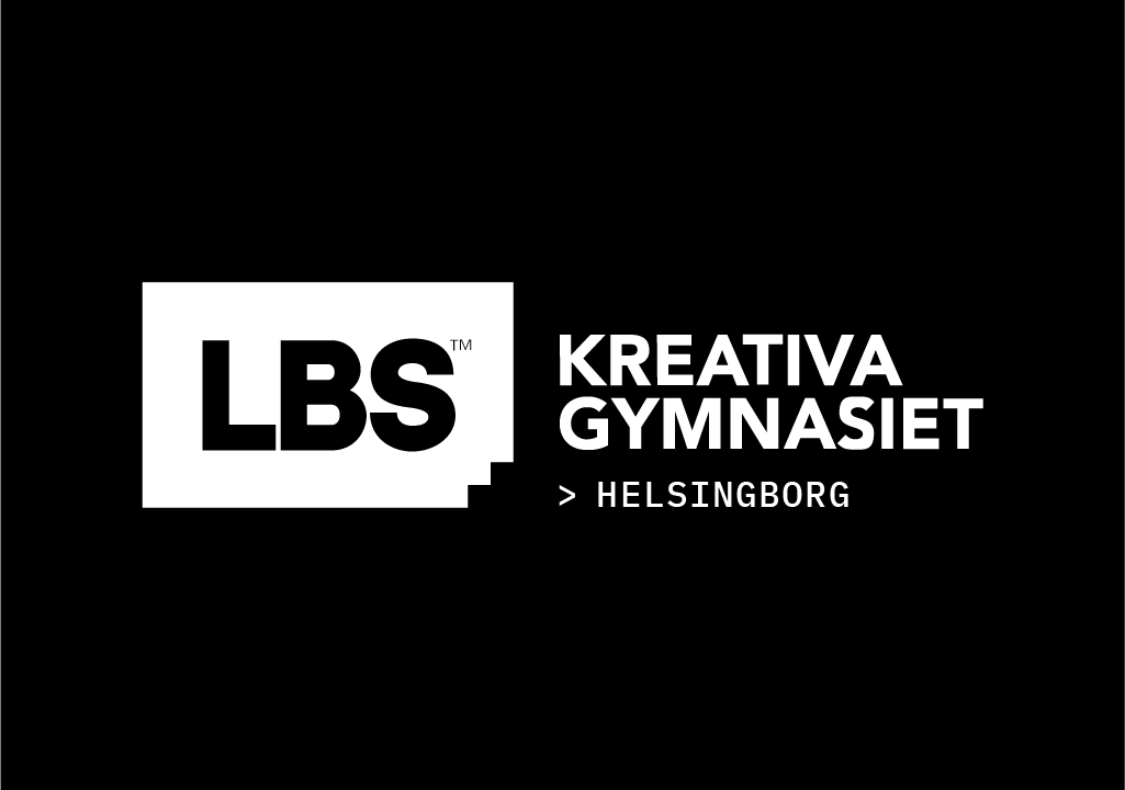 Logotyp för LBS Kreativa Gymnasiet Helsingborg