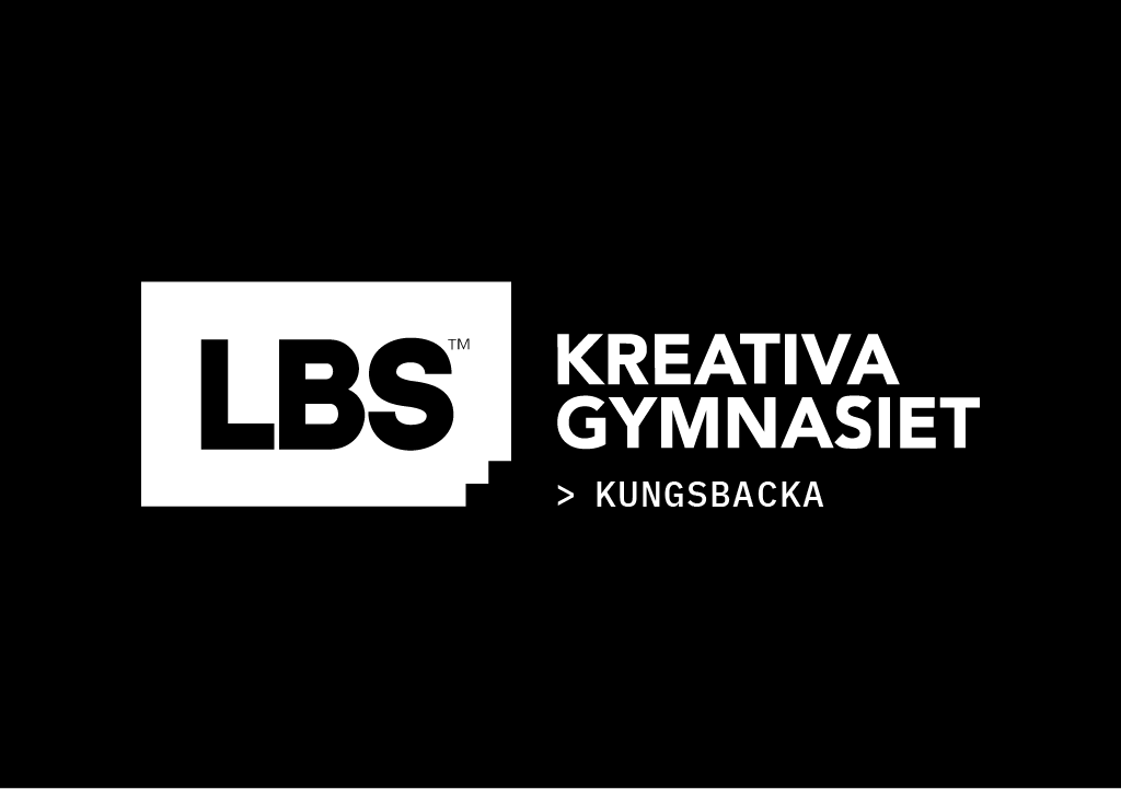 Logotyp för LBS Kreativa Gymnasiet Kungsbacka